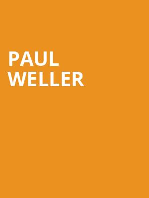 Paul Weller, First Avenue, Minneapolis