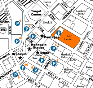 Pantages Theater  Map