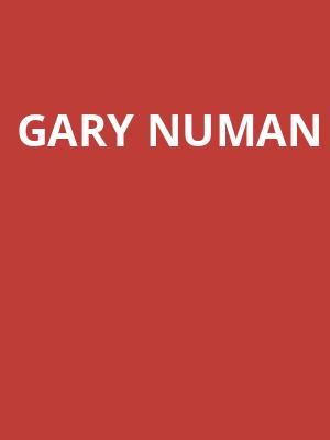 Gary Numan, First Avenue, Minneapolis