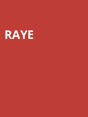 Raye, First Avenue, Minneapolis