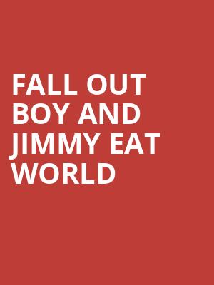 Fall Out Boy and Jimmy Eat World Poster