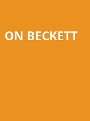 On Beckett Poster