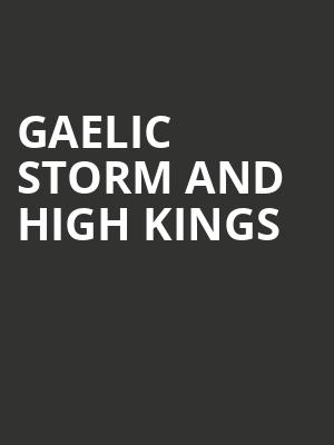 Gaelic Storm and High Kings, Pantages Theater, Minneapolis