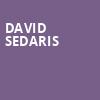 David Sedaris, State Theater, Minneapolis