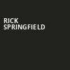 Rick Springfield, Fillmore Minneapolis, Minneapolis