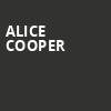 Alice Cooper, Mystic Lake Showroom, Minneapolis