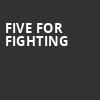 Five for Fighting, Proscenium Main Stage, Minneapolis